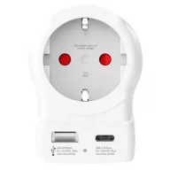   Adapter, Egyesült Államokba utazóknak, USB-C + USB-A, SKROSS