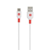 Töltőkábel, USB-A/USB-C, 1,2m, SKROSS, fehér