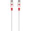 Töltőkábel, USB-C/USB-C, 1,2m, SKROSS, fehér