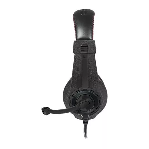 Fejhallgató, mikrofonnal, vezetékes, gaming, 3,5 mm jack, SPEEDLINK "Legatos", fekete-piros