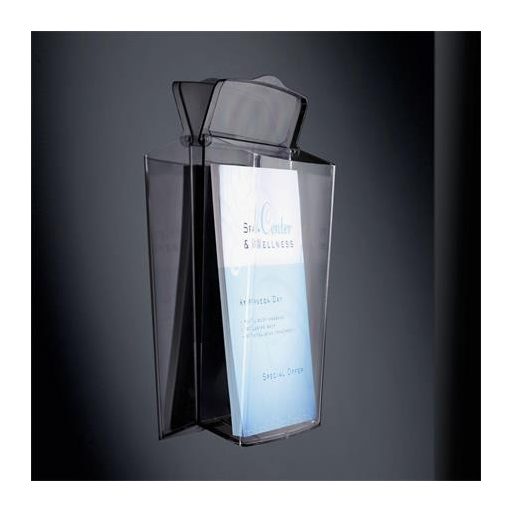 Prospektustartó, fali, A4, 1 rekeszes, kültéri, SIGEL