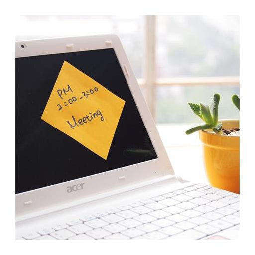 Öntapadó jegyzettömb, 76x76 mm, 100 lap, STICK N „360°, narancs