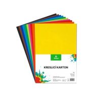 Rajzlap A4, 180g, 10 lap, STEPA, vegyes színek