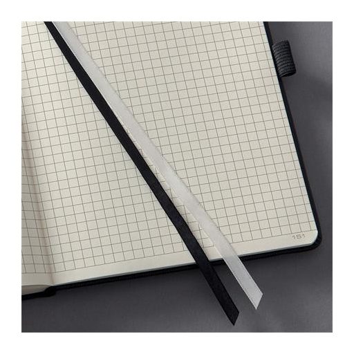 Jegyzetfüzet, exkluzív, A4, kockás, 97 lap, keményfedeles, SIGEL "Conceptum", fekete