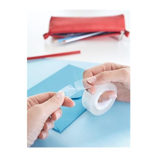 Ragasztószalag, kézzel téphető, 19 mm x 25 m, TESA "Tesafilm", átlátszó