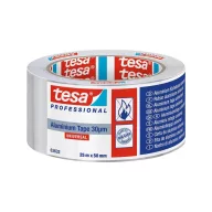   Alumínium szalag, 50 mm x 50 m, TESA® "Professional 63632", ezüst