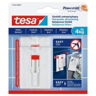   Akasztószög, öntapadó, állítható, TESA "Powerstrips®", sima felületre