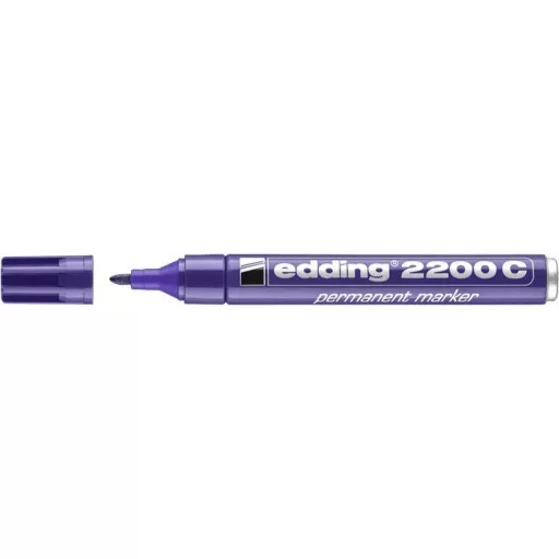 Alkoholos marker, 1,5-3 mm, kúpos, EDDING "2000", lila