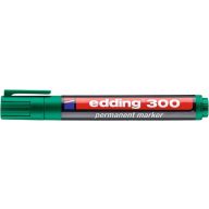   Alkoholos marker, 1,5-3 mm, kúpos, EDDING "300", zöld