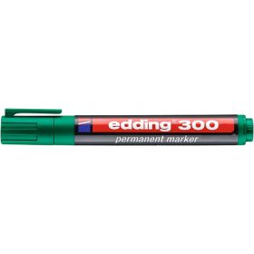   Alkoholos marker, 1,5-3 mm, kúpos, EDDING "300", zöld