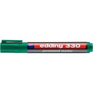   Alkoholos marker, 1-5 mm, vágott, EDDING "330", zöld