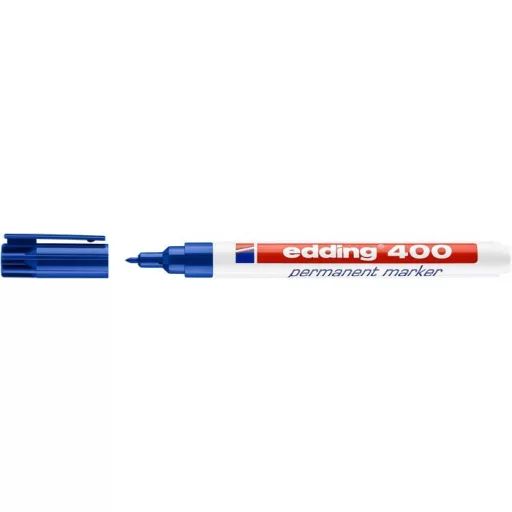 Alkoholos marker, 1 mm, EDDING "400", kék