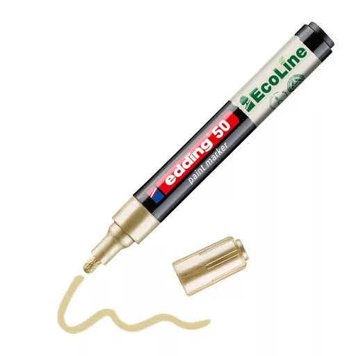 Lakkmarker, 2-3 mm, EDDING "50", arany
