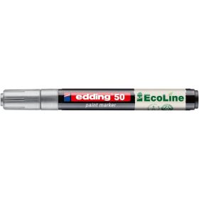Lakkmarker, 2-3 mm, EDDING "50", ezüst