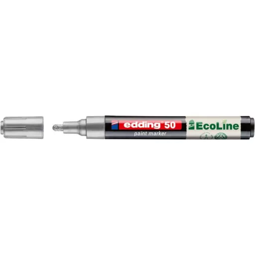 Lakkmarker, 2-3 mm, EDDING "50", ezüst