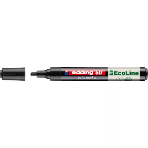Lakkmarker, 2-3 mm, EDDING "50", fekete