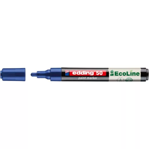 Lakkmarker, 2-3 mm, EDDING "50", kék
