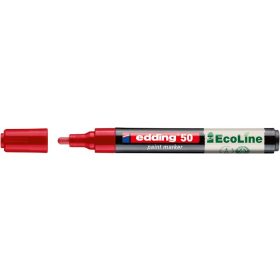 Lakkmarker, 2-3 mm, EDDING "50", piros