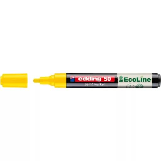 Lakkmarker, 2-3 mm, EDDING "50", sárga