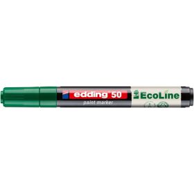 Lakkmarker, 2-3 mm, EDDING "50", zöld