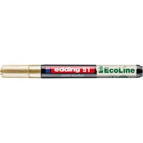 Lakkmarker, 1-2 mm, EDDING "51", arany