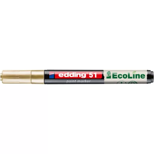 Lakkmarker, 1-2 mm, EDDING "51", arany