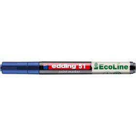 Lakkmarker, 1-2 mm, EDDING "51", kék