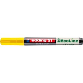Lakkmarker, 1-2 mm, EDDING "51", sárga