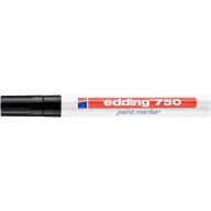 Lakkmarker, 2-4 mm, EDDING "750", fekete