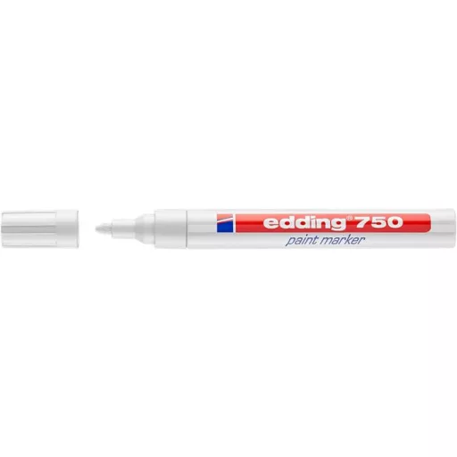 Lakkmarker, 2-4 mm, EDDING "750", fehér