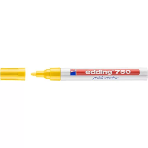 Lakkmarker, 2-4 mm, EDDING "750", sárga