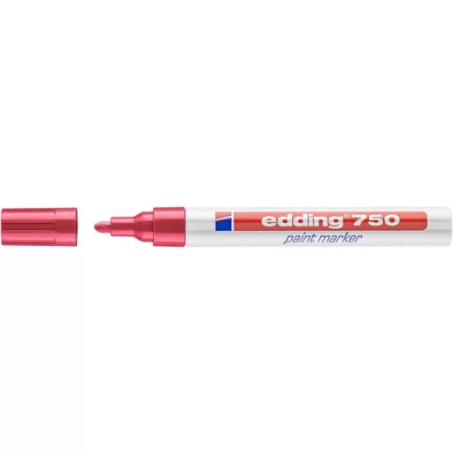Lakkmarker, 2-4 mm, EDDING "750", piros
