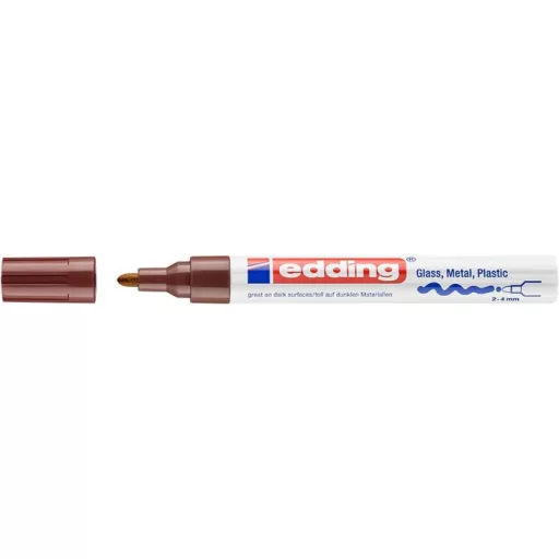 Lakkmarker, 2-4 mm, EDDING "750", barna