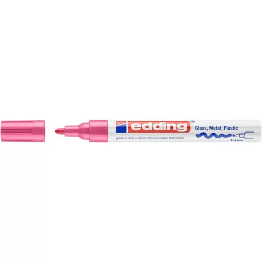 Lakkmarker, 2-4 mm, EDDING "750", rózsaszín