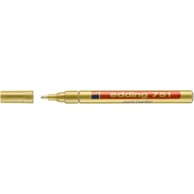 Lakkmarker, 1-2 mm, EDDING "751", arany