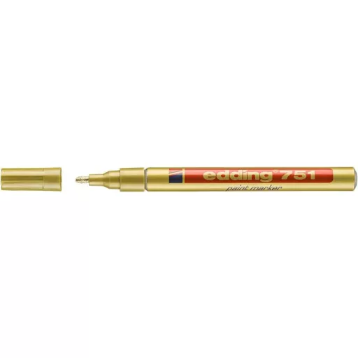 Lakkmarker, 1-2 mm, EDDING "751", arany