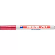 Lakkmarker, 1-2 mm, EDDING "751", piros