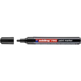Lakkmarker, 2-3 mm, EDDING "790", fekete