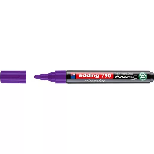 Lakkmarker, 2-3 mm, PCR, EDDING "790", lila