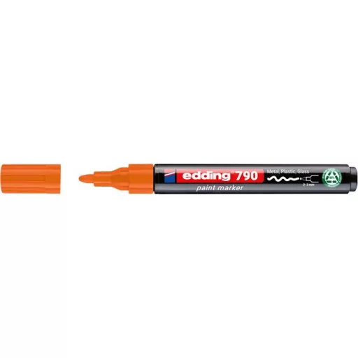 Lakkmarker, 2-3 mm, PCR, EDDING "790", narancs