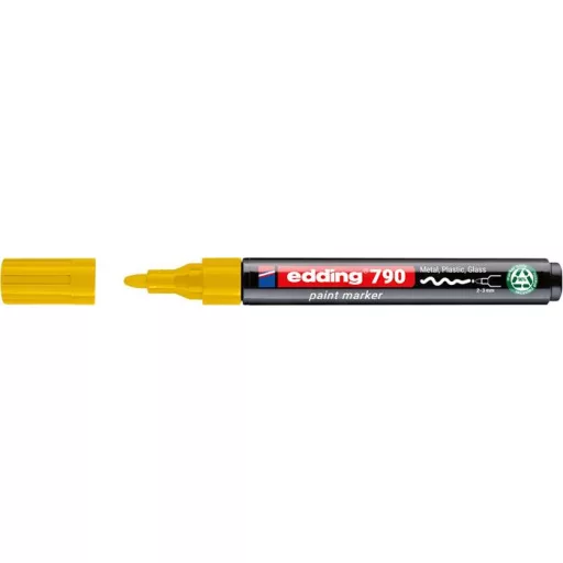 Lakkmarker, 2-3 mm, PCR, EDDING "790", sárga