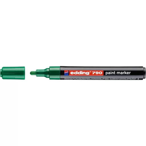 Lakkmarker, 2-3 mm, EDDING "790", zöld