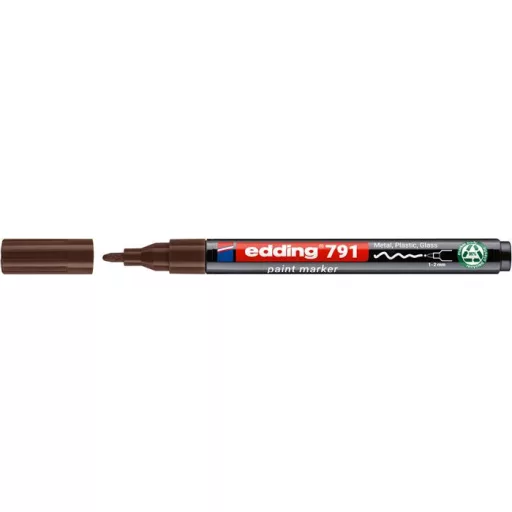 Lakkmarker, 1-2 mm, PCR, EDDING "791", barna