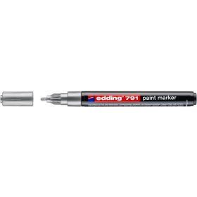 Lakkmarker, 1-2 mm, EDDING "791", ezüst