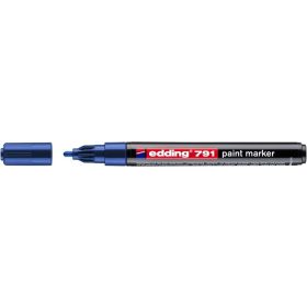 Lakkmarker, 1-2 mm, EDDING "791", kék