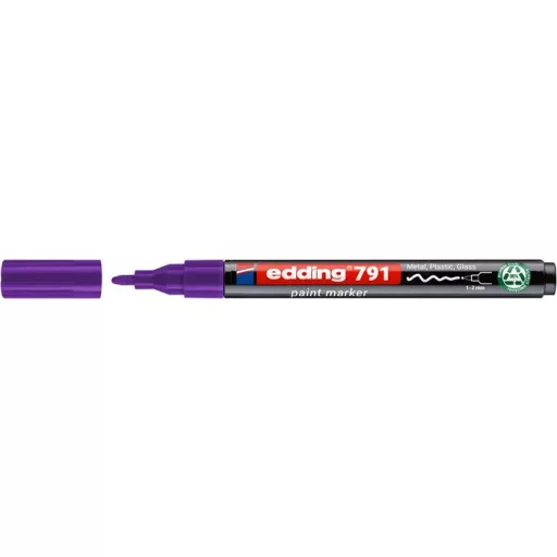 Lakkmarker, 1-2 mm, PCR, EDDING "791", lila