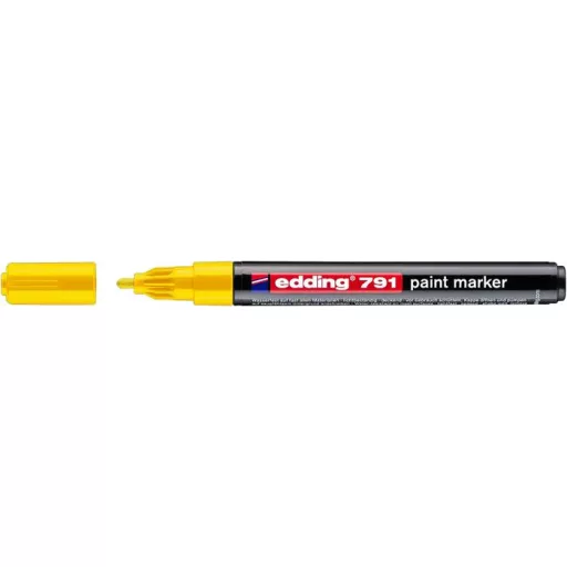 Lakkmarker, 1-2 mm, EDDING "791", sárga