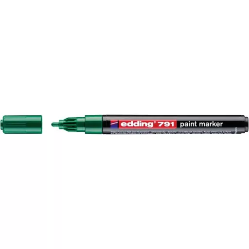 Lakkmarker, 1-2 mm, EDDING "791", zöld