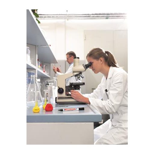 Laboratóriumi marker, 1 mm, kúpos, EDDING "8014", fekete