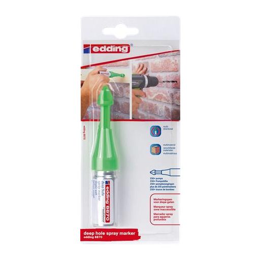 Furatjelölő-marker spray, EDDING "8870", neon zöld